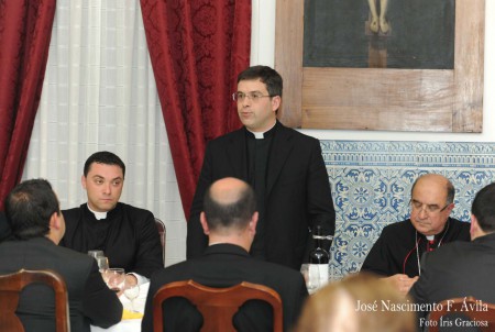 Ordenação diaconal do Bruno Espínola e do Rúben Pacheco e Instituição nos Ministérios do Gaspar Pimentel e do Pedro Aguiar, 11 de Maio de 2014, Jantar no Seminário